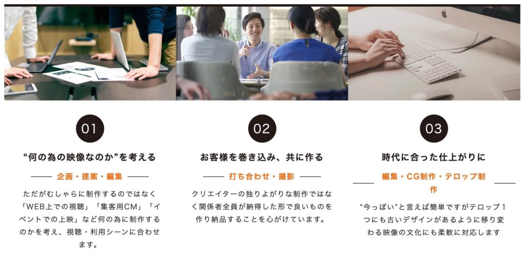 CapWorksの映像制作コンセプト